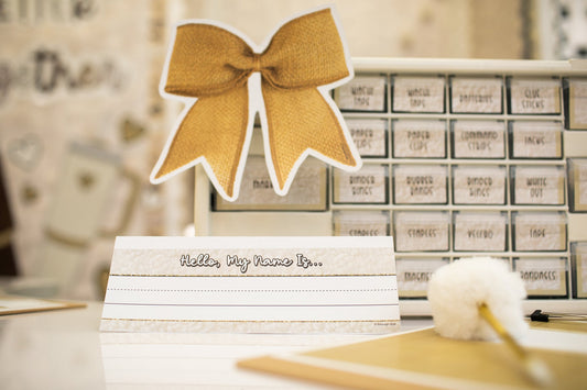 The Cozy Collection Editable Name Plates UPRINT