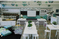 Load image into Gallery viewer, Black and White Stripe Classroom Rug by Schoolgirl Style
