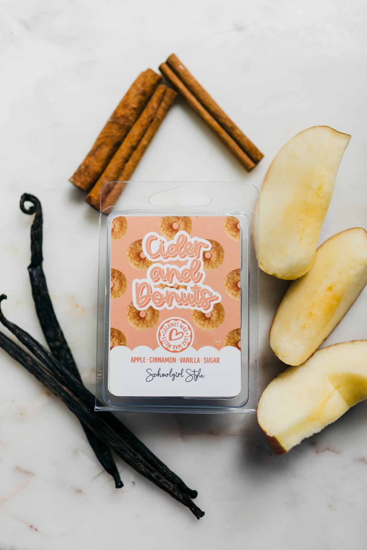 Cider and Donuts Wax Melts | Apple Cinnamon Vanilla Sugar