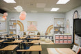 Load image into Gallery viewer, Neutral Boho Rainbow Classroom Rug by Schoolgirl Style
