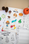 Load image into Gallery viewer, fall word posters and writing worksheets

