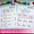 Load image into Gallery viewer, Printable Kindergarten April Daily Sight Words
