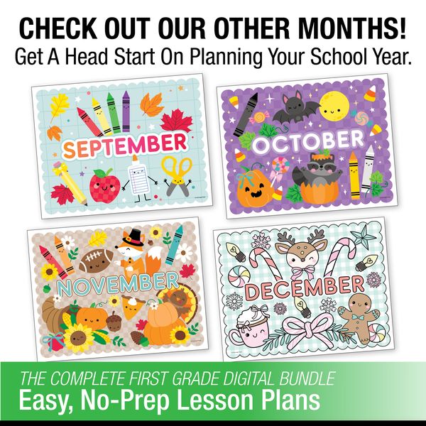 Printable Bridge To Second Grade Digital Summer Workbook