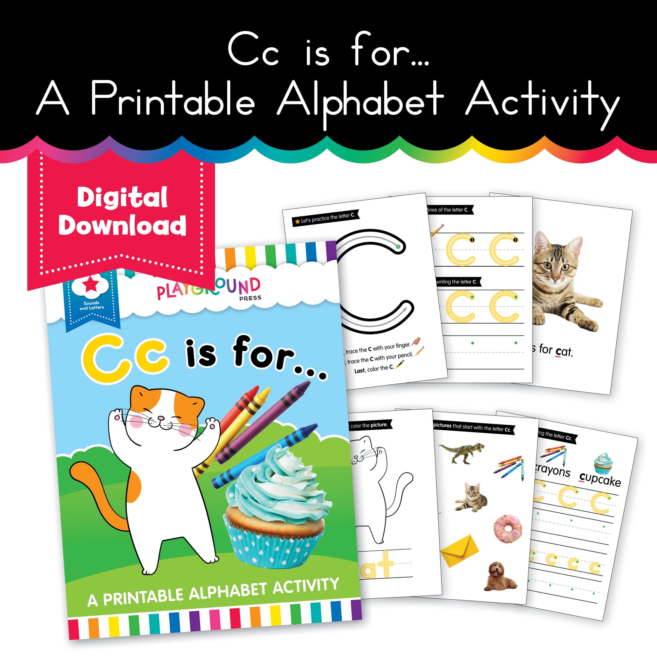 S.T.A.R. Reading: Cc is For... A Printable Alphabet Activity - Book 3