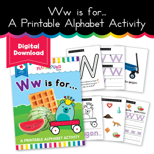 S.T.A.R. Reading: Ww is For... A Printable Alphabet Activity - Book 3