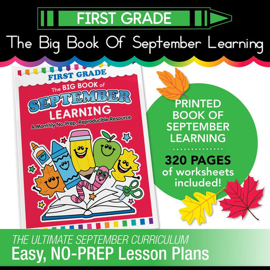 The Big Book of September Learning First Grade
