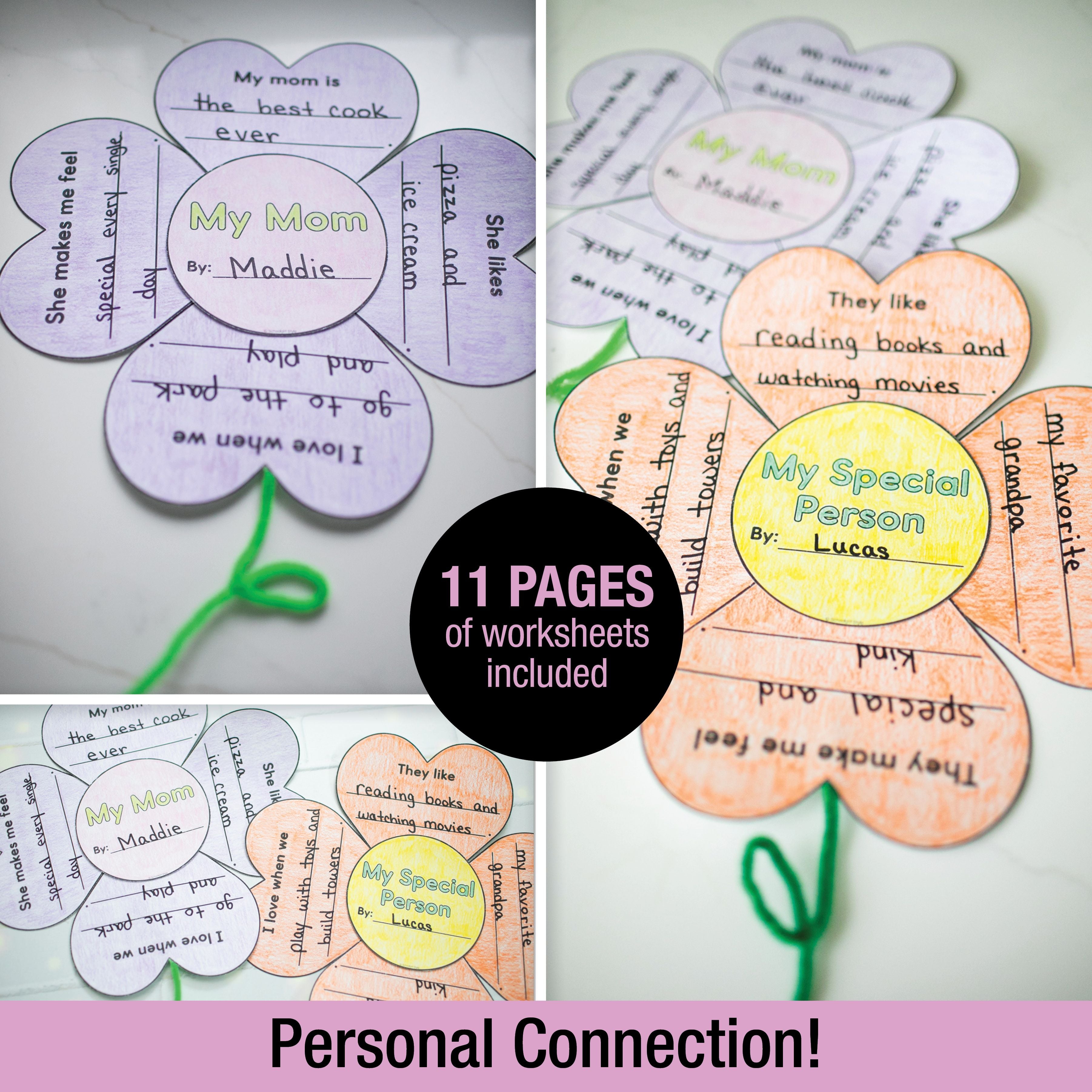 Printable May My Mom Blooms Writing Craftivity