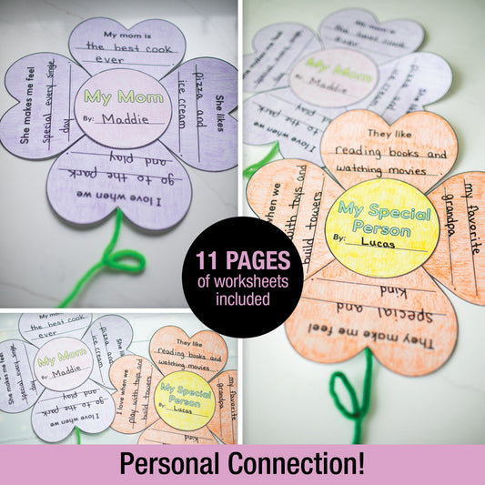 Printable May My Mom Blooms Writing Craftivity