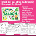 Load image into Gallery viewer, Printable Kindergarten March Daily Writing
