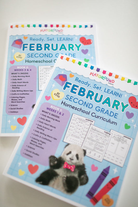 Ultimate Second Grade February Homeschool Curriculum Bundle