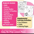 Load image into Gallery viewer, Printable Bridge To First Grade Digital Summer Workbook
