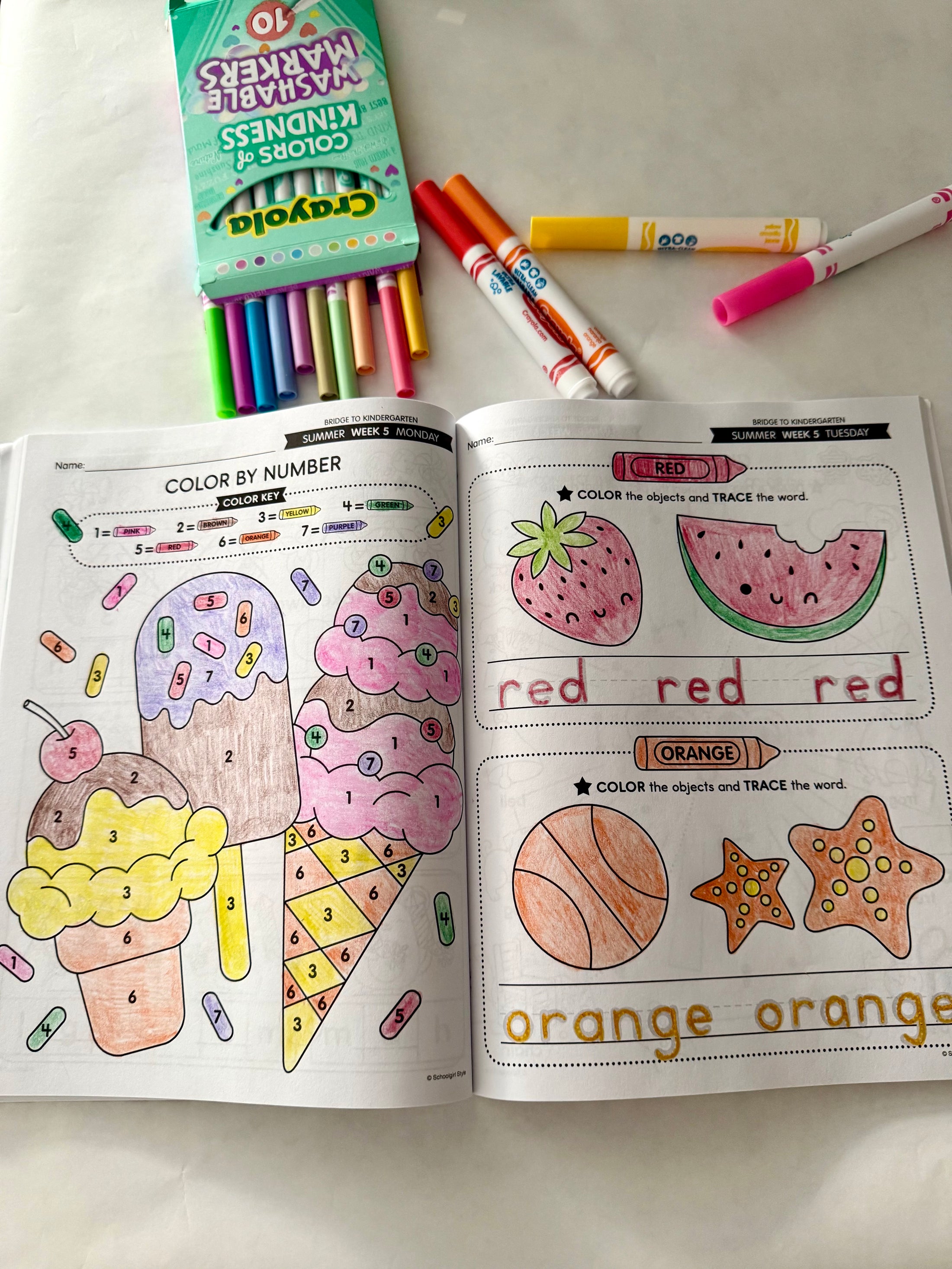 Ultimate Bridge To Kindergarten Pre-Printed And Digital Summer Workbook