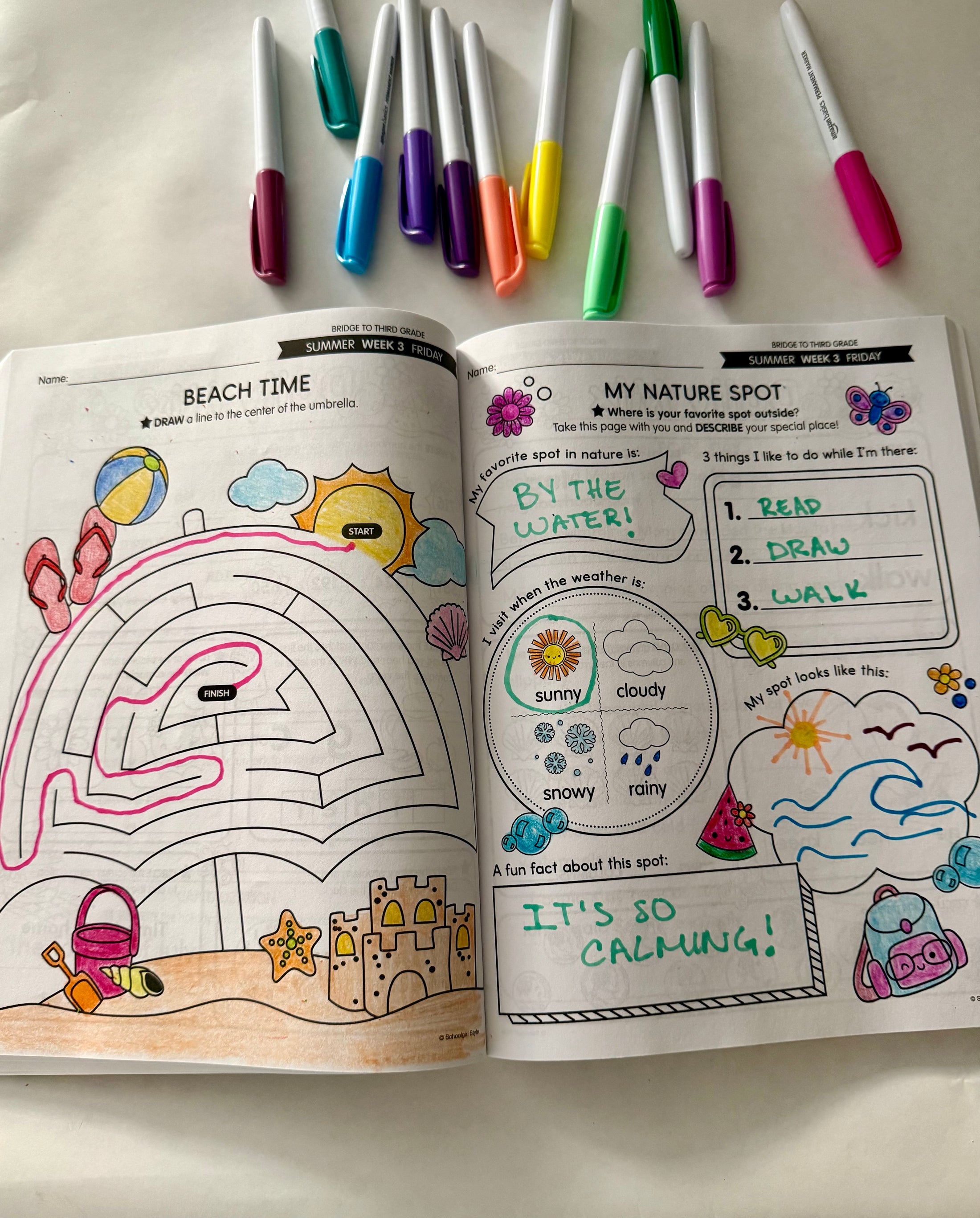Ultimate Bridge To Third Grade Pre-Printed And Digital Summer Workbook