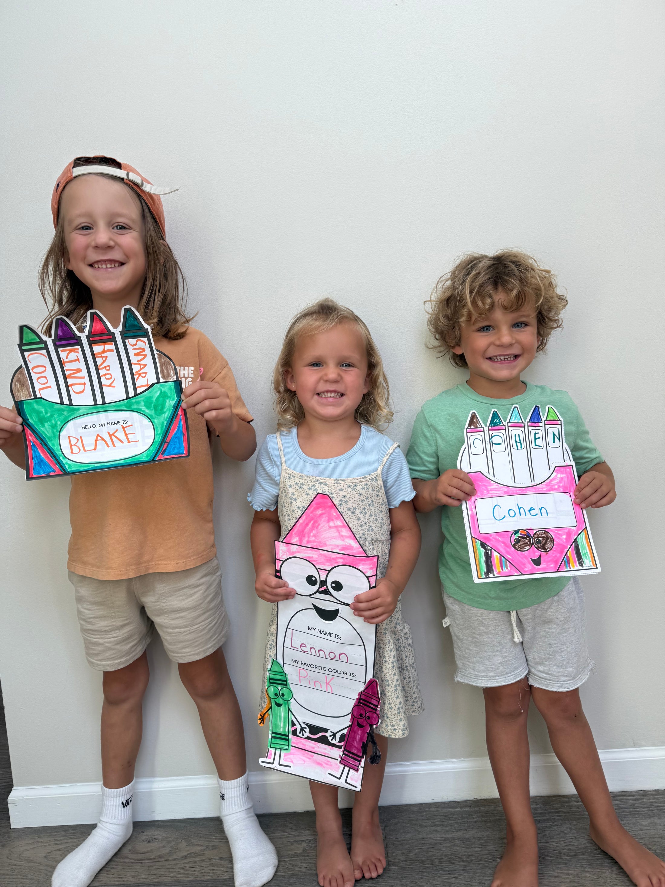 September Crayon Craftivity Bulletin Board Set