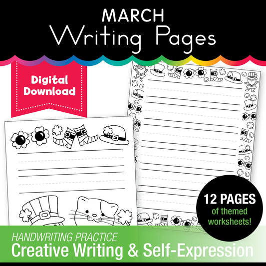 Printable March Writing Pages