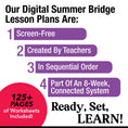 Load image into Gallery viewer, Printable Bridge To Third Grade Digital Summer Workbook
