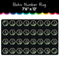 Load image into Gallery viewer, Boho Number Spots Rug
