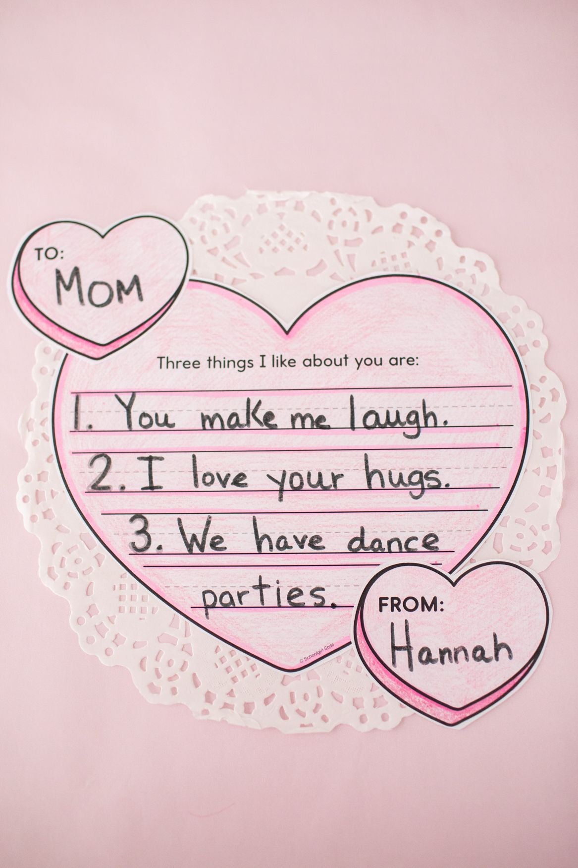 Printable February A Valentine For You Craftivity