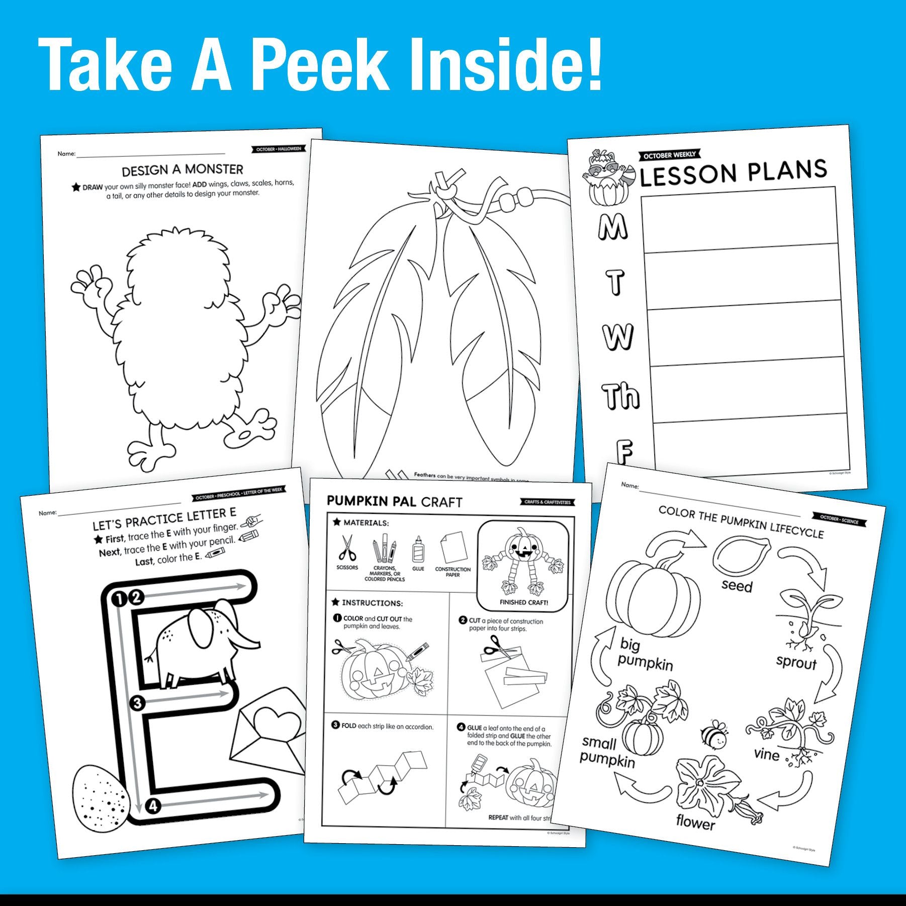 The Big Book of October Learning Preschool