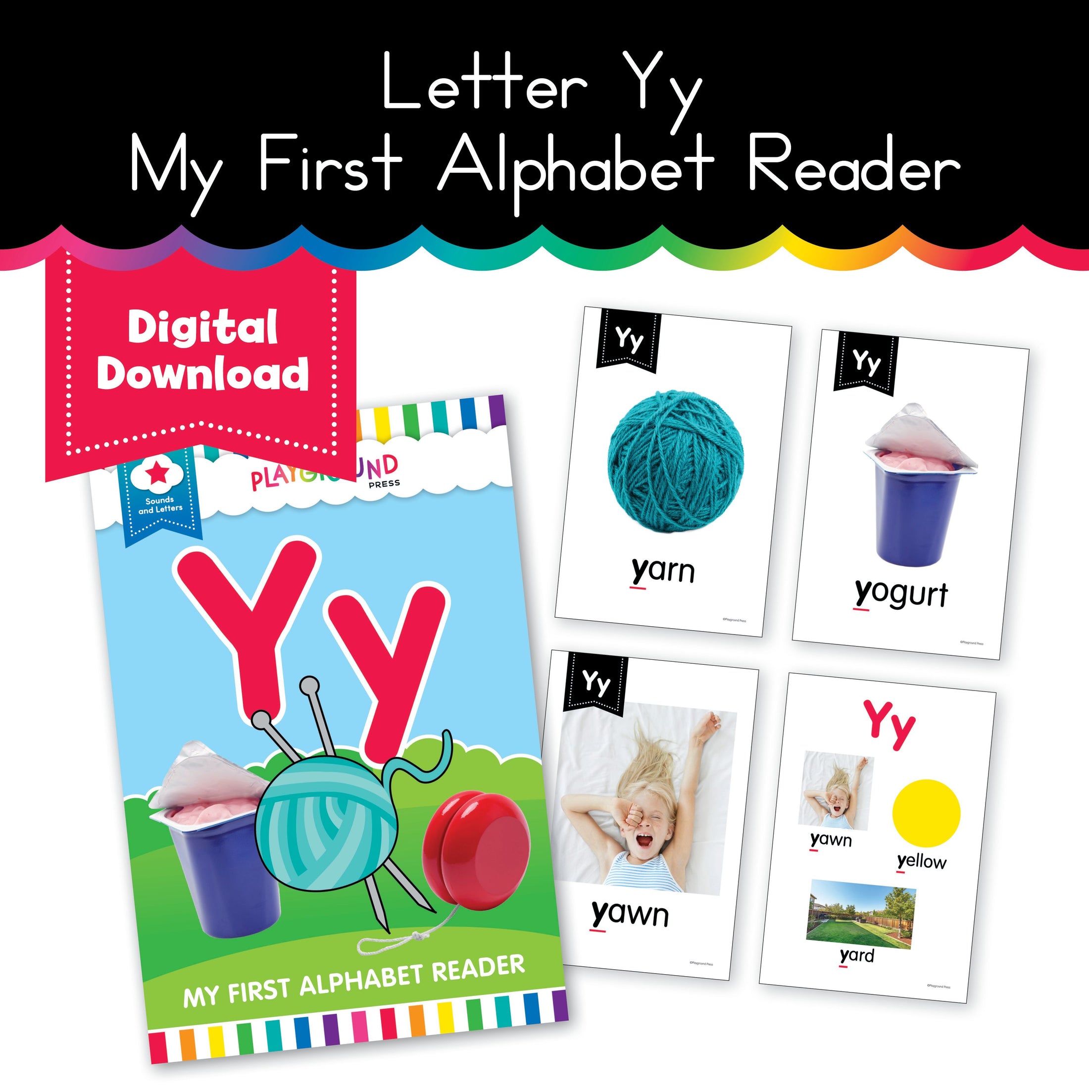 My first alphabet reader letter Yy