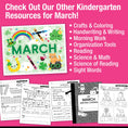 Load image into Gallery viewer, Printable Kindergarten March Daily Alphabet (Y, Z, & Full Alphabet Review)
