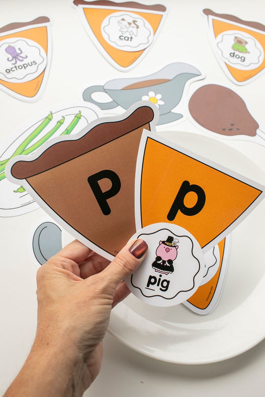 Printable Preschool November Alphabet Match