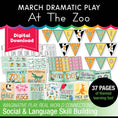 Load image into Gallery viewer, Printable March Dramatic Play At The Zoo
