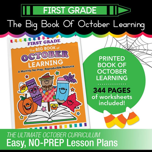 The Big Book of October Learning First Grade