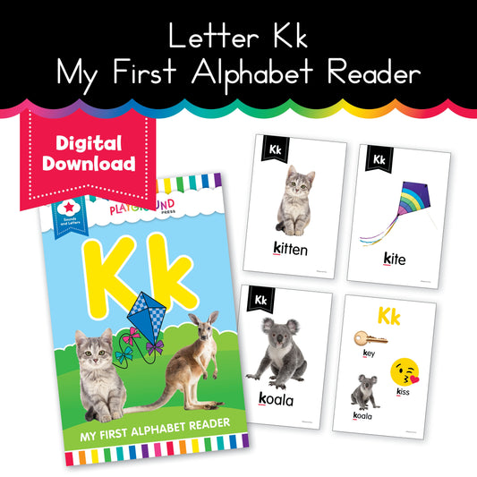 My first alphabet reader letter Kk