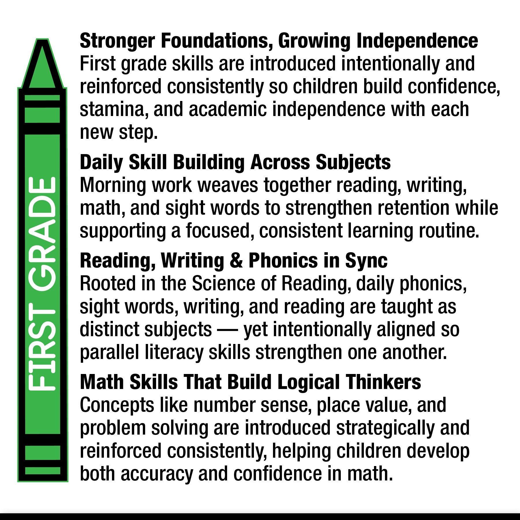 Printable First Grade Full Year Homeschool Curriculum Bundle