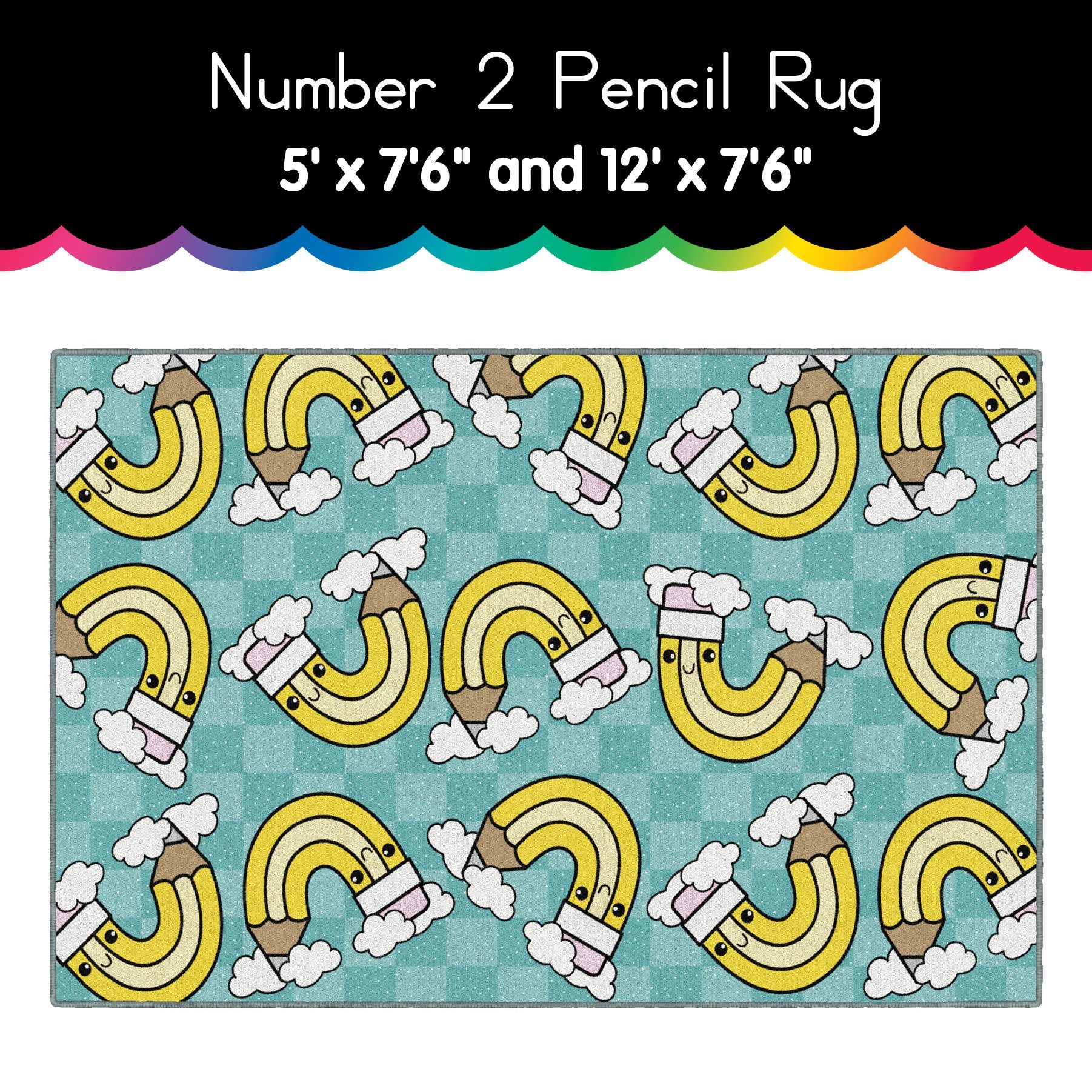 Number 2 Pencil Rug