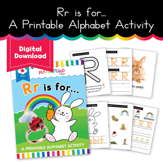 S.T.A.R. Reading: Rr is For... A Printable Alphabet Activity - Book 3