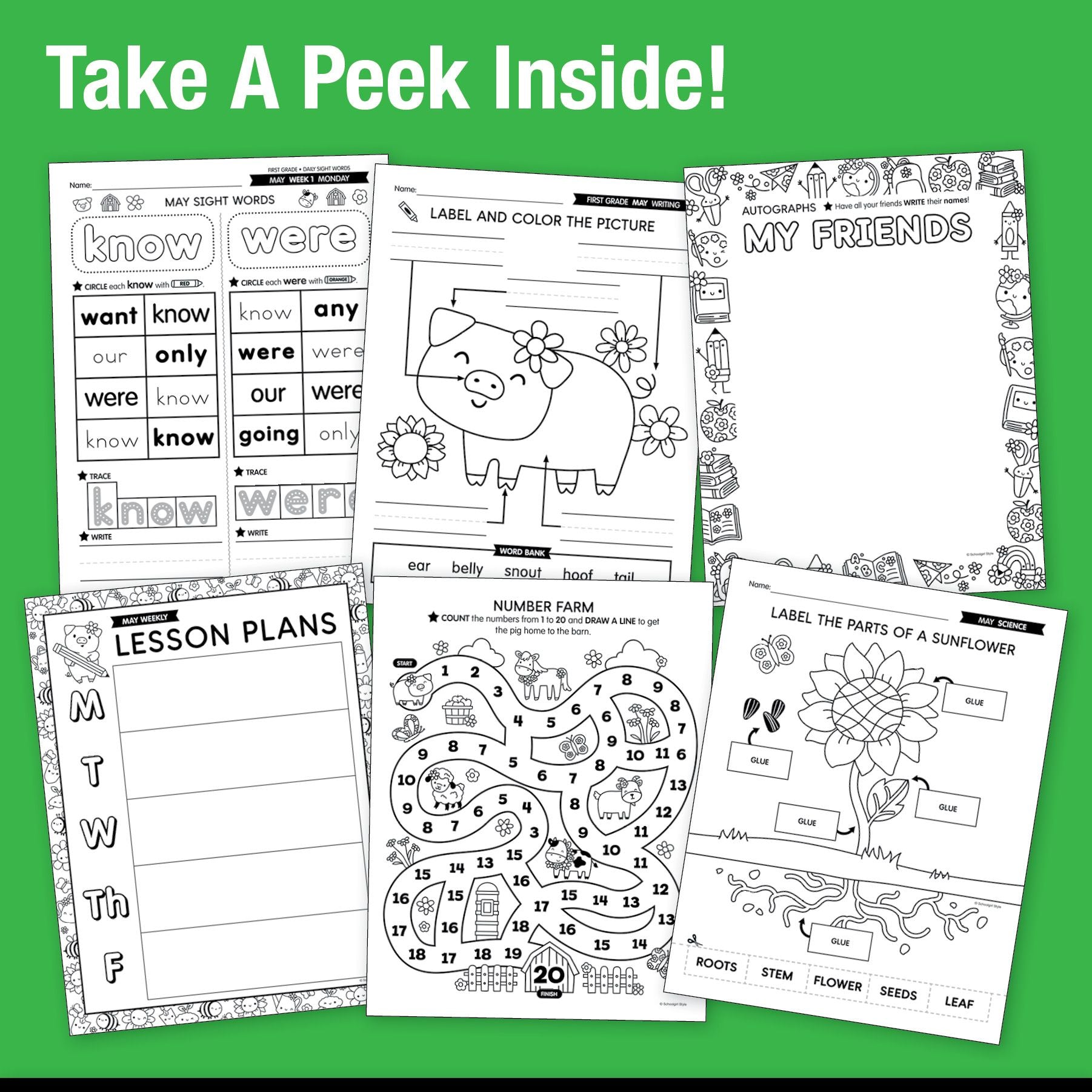 Ultimate First Grade May Homeschool Curriculum Bundle
