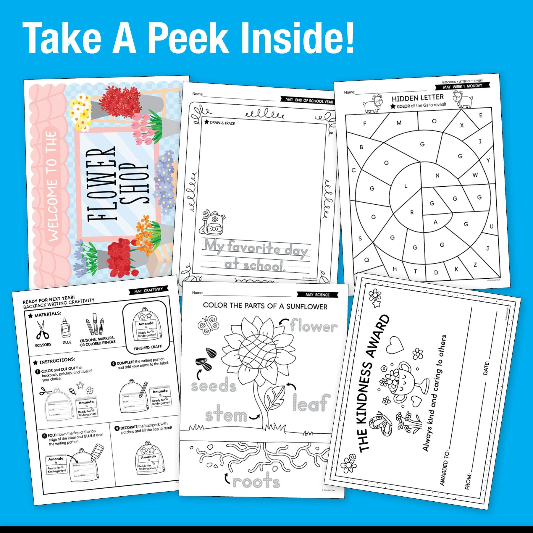 Ultimate Preschool May Homeschool Curriculum Bundle