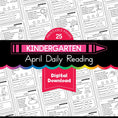 Load image into Gallery viewer, Printable Kindergarten April Daily Reading
