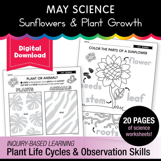Printable May Science Activities