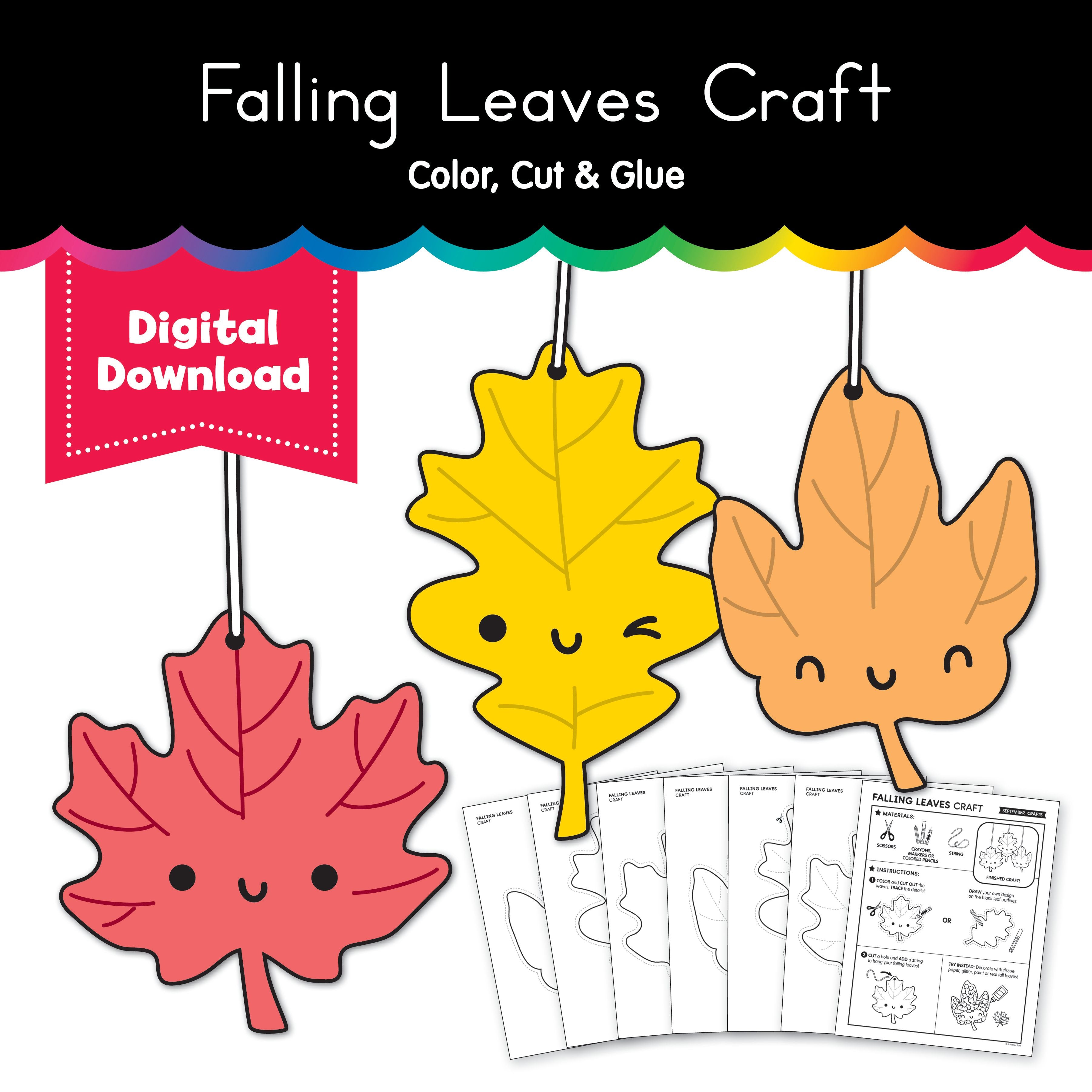 September Falling Leaves Craft