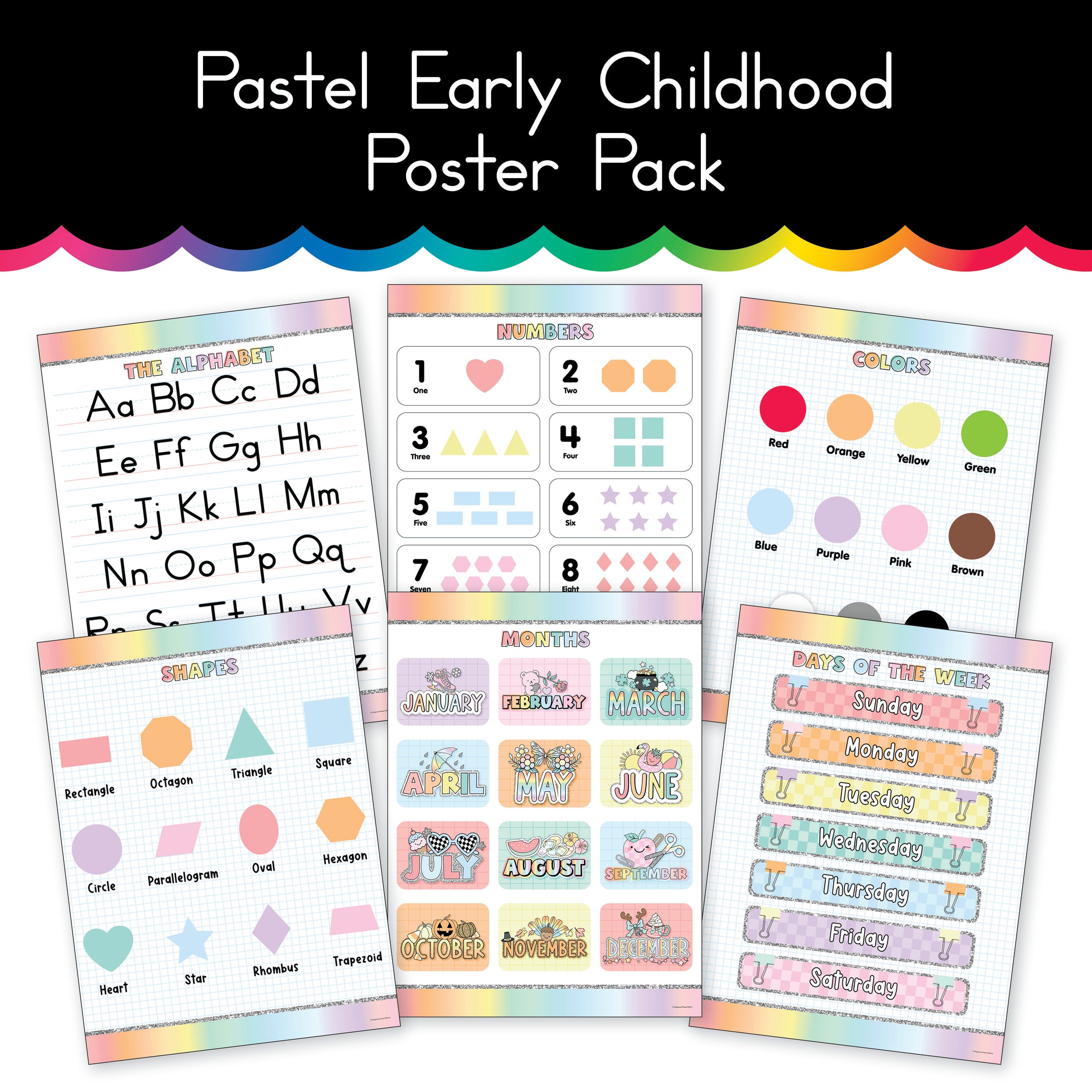 Pastel | Early Childhood Poster Pack