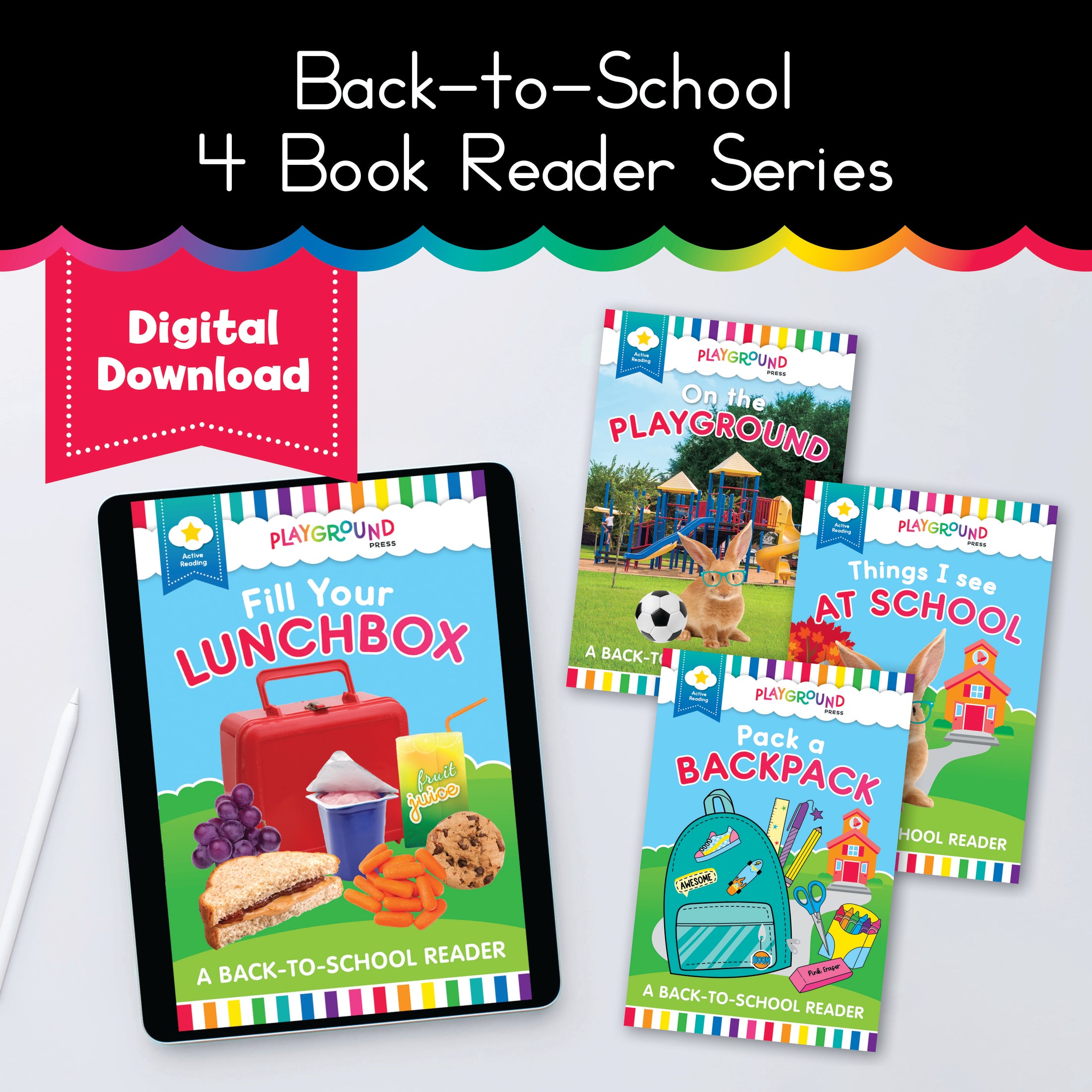 Back-To-School 4 Book Reader Series