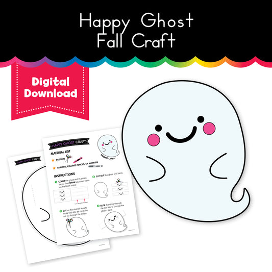 Happy Ghost Fall Craft