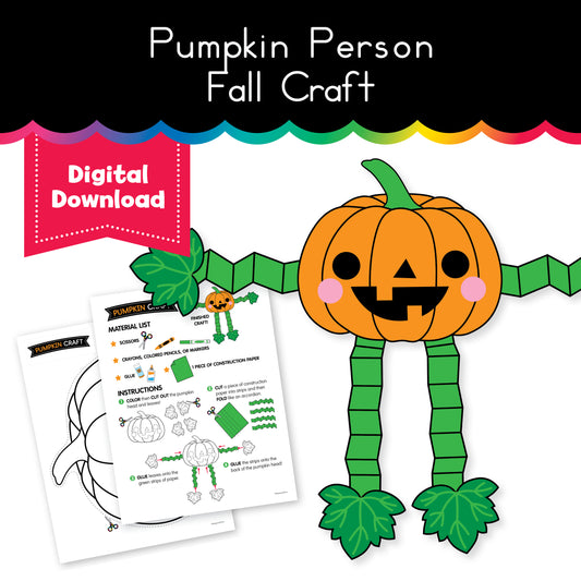 Pumpkin Person Fall Craft