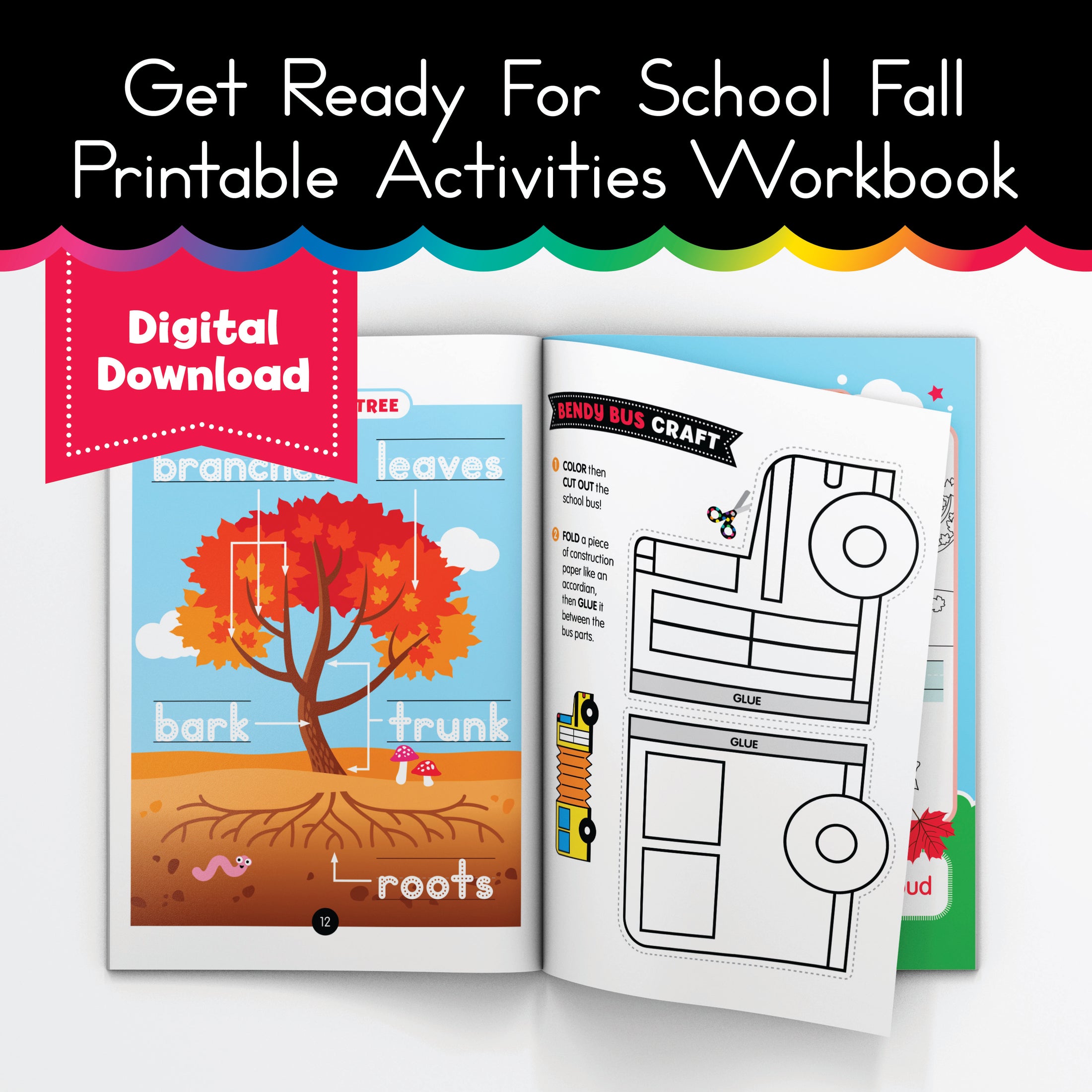 Fall Activities Printable Workbook 