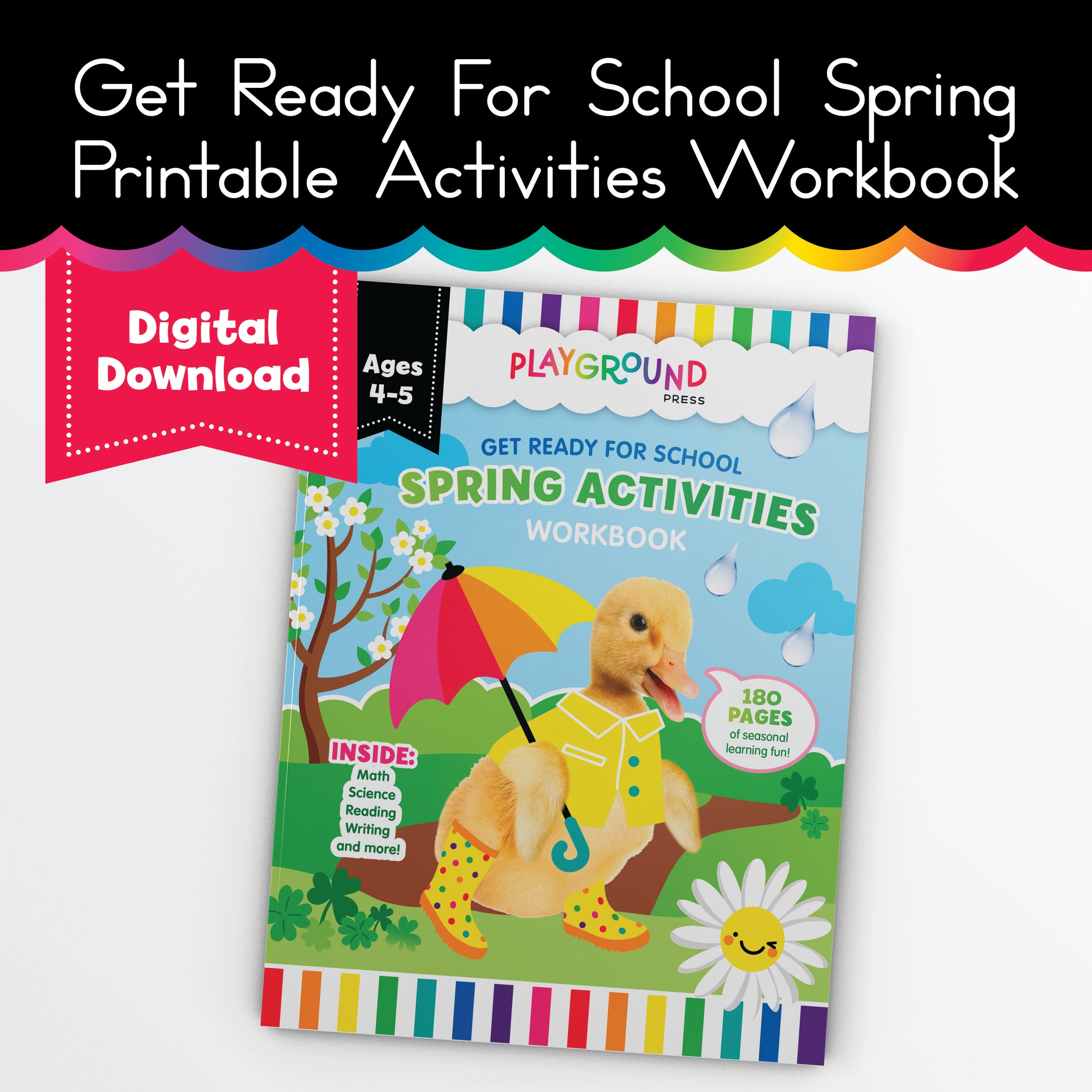 Spring Activities Printable Workbook