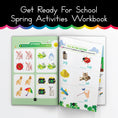 Load image into Gallery viewer, Get Ready for School Spring Activities Workbook
