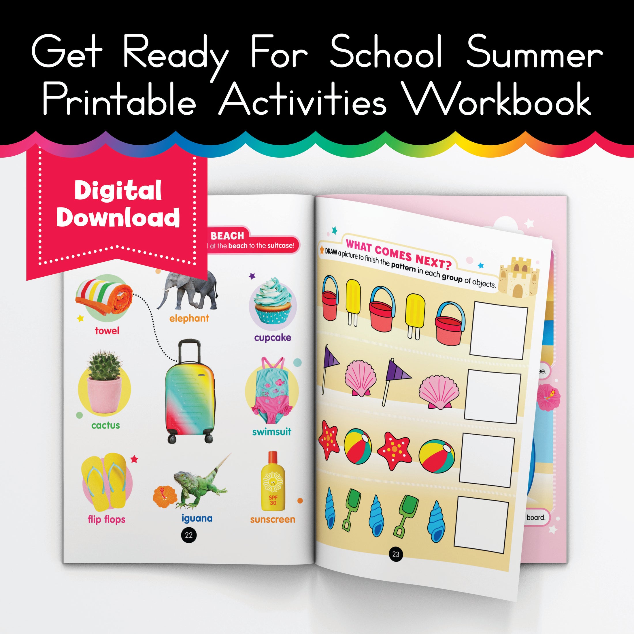 Summer Activities Printable Workbook 