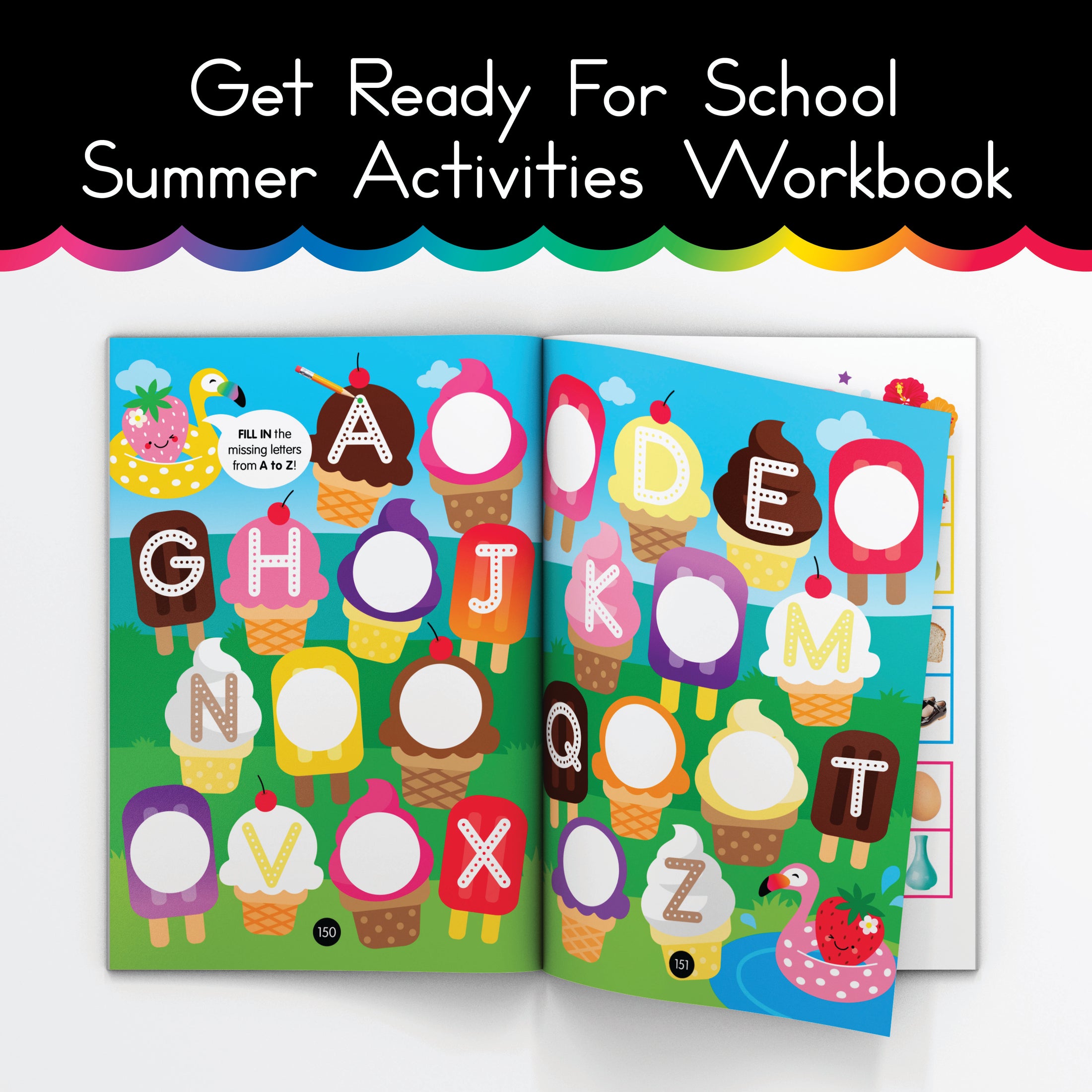 Get Ready for School Summer Activities Workbook