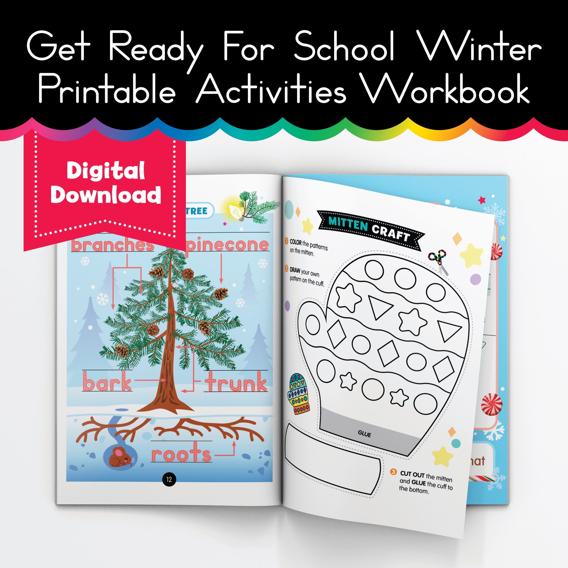 Winter Activities Printable Workbook