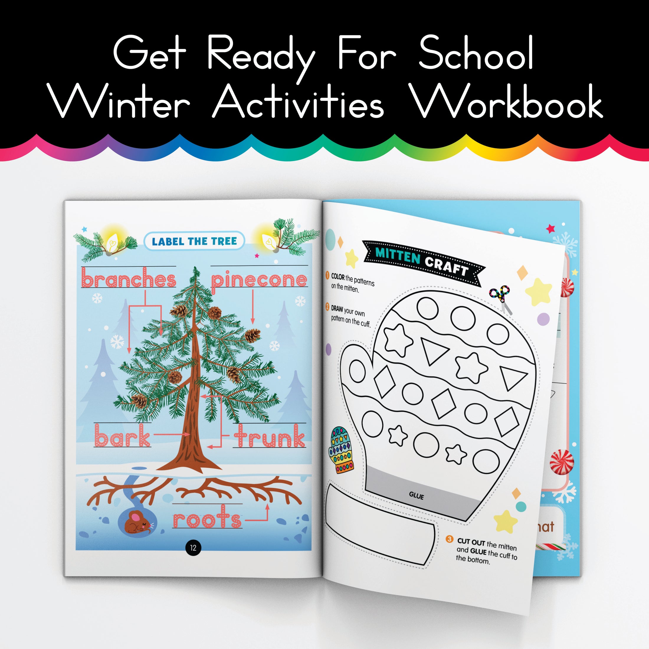 Get Ready for School Winter Activities Workbook