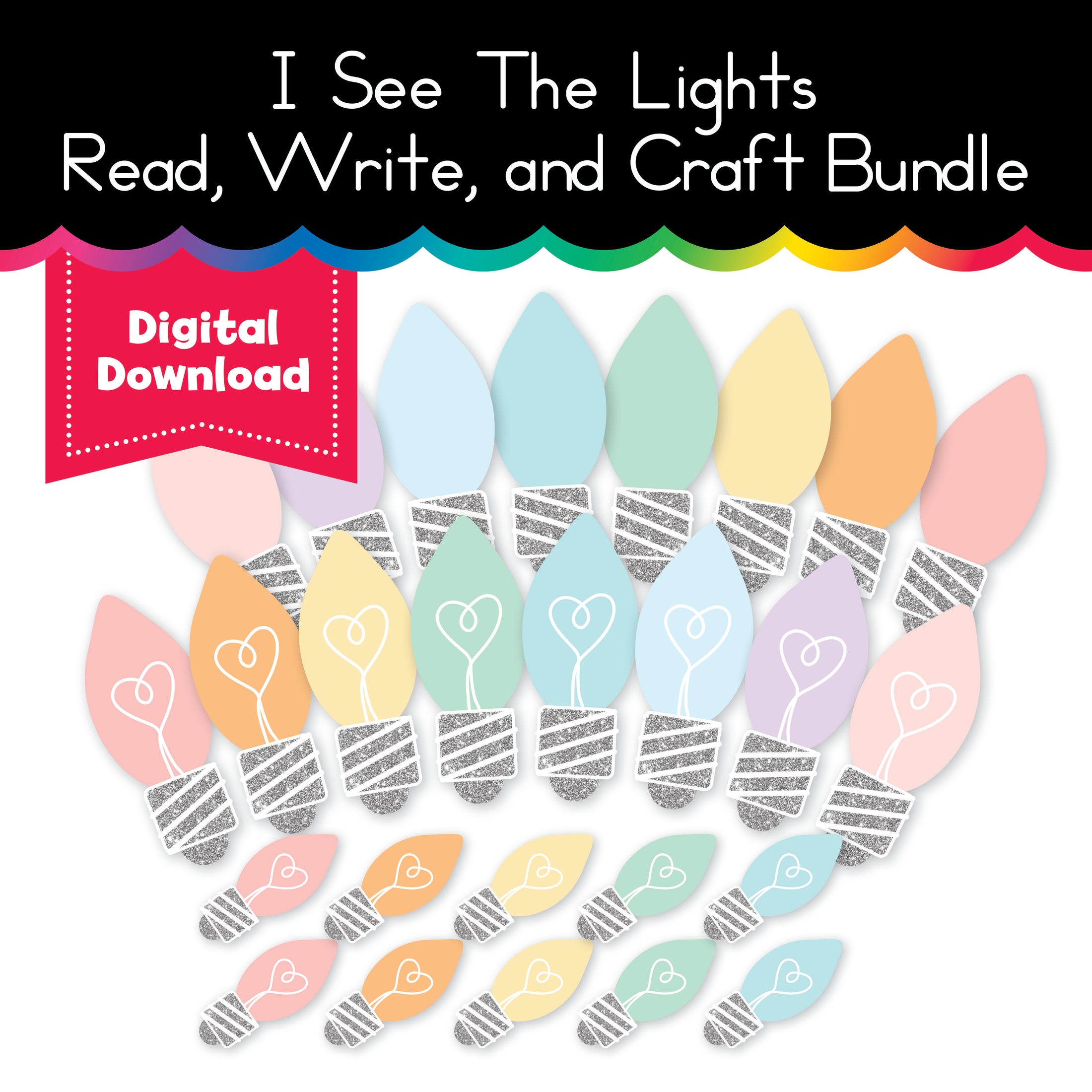 Playground Press | I See the Lights Read, Write and Craft Activity Bundle