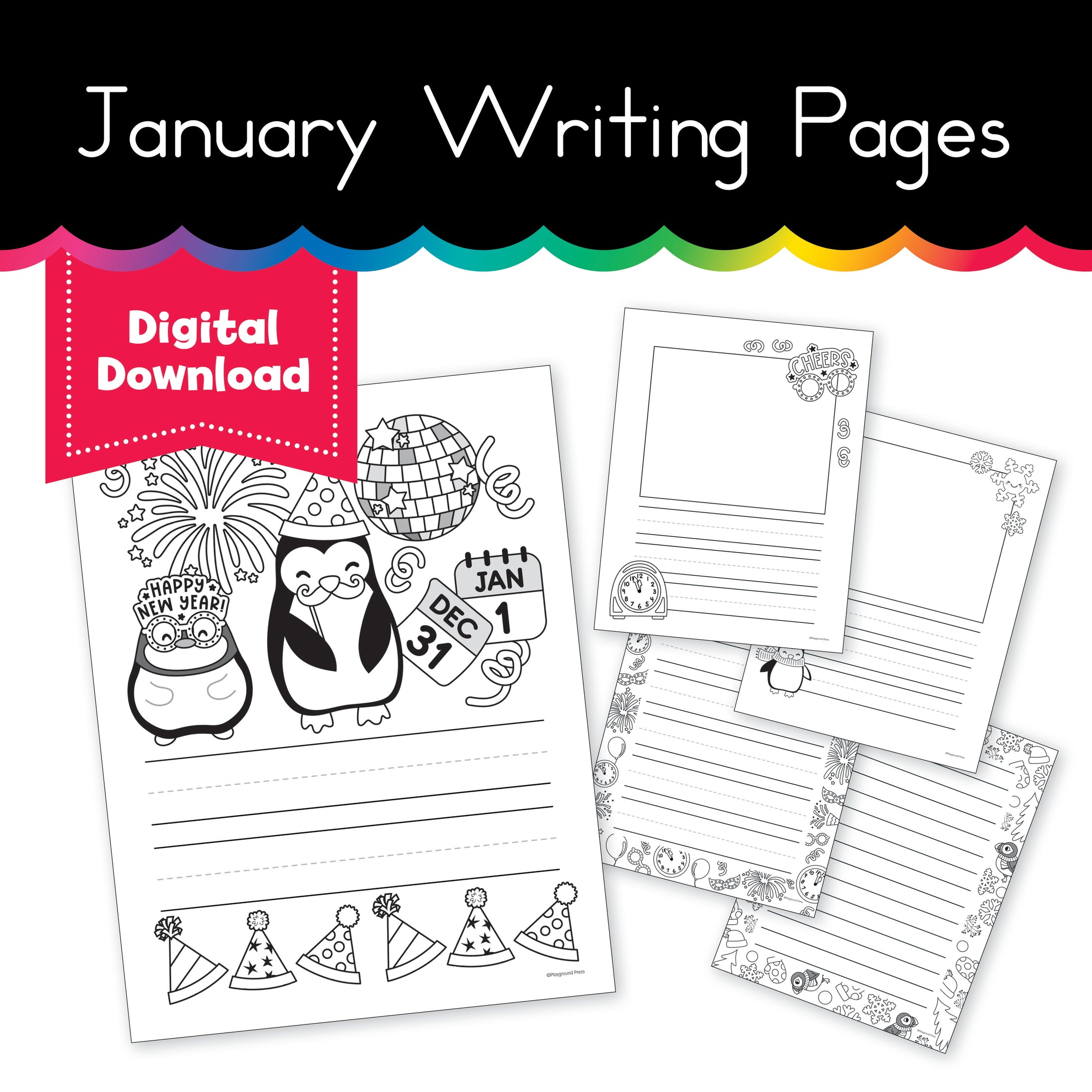 January Writing Center Pages